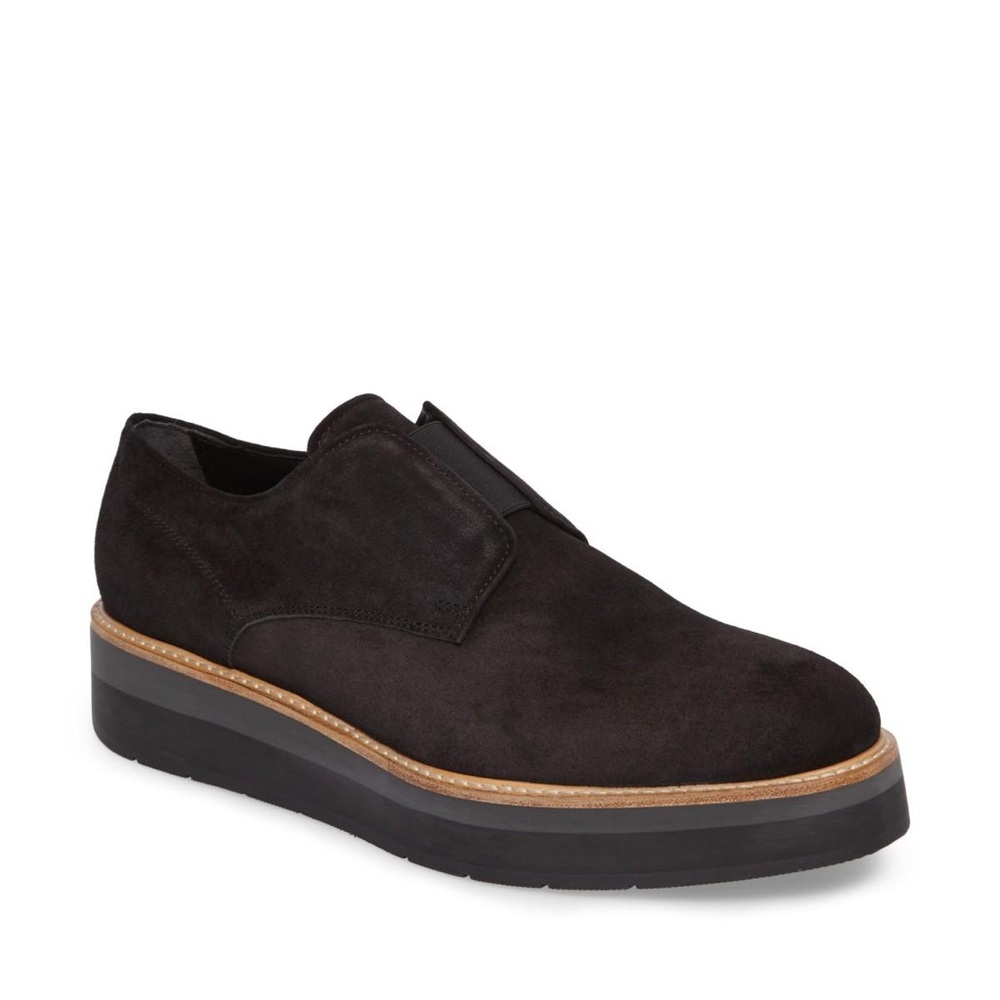 Vince Platform Slip On Loafer - New Davy, Black, 6.5